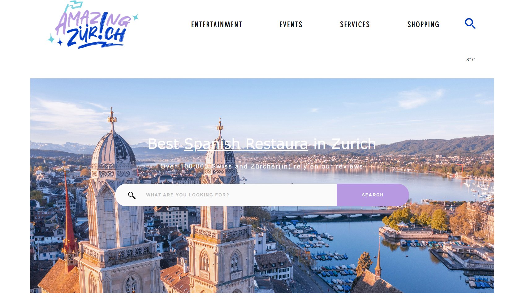 amazingzurich homepage